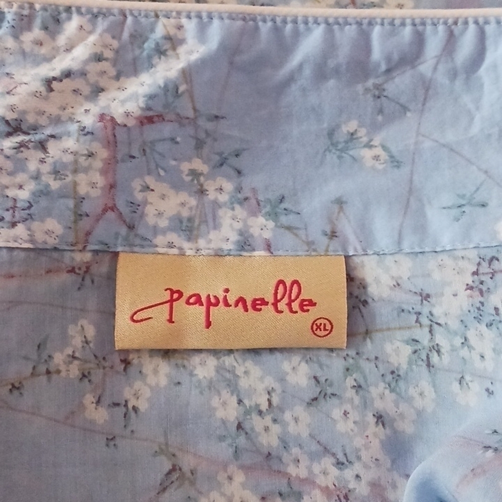 PAPINELLE Floral Kimono Style Button Down - Picture 3 of 7